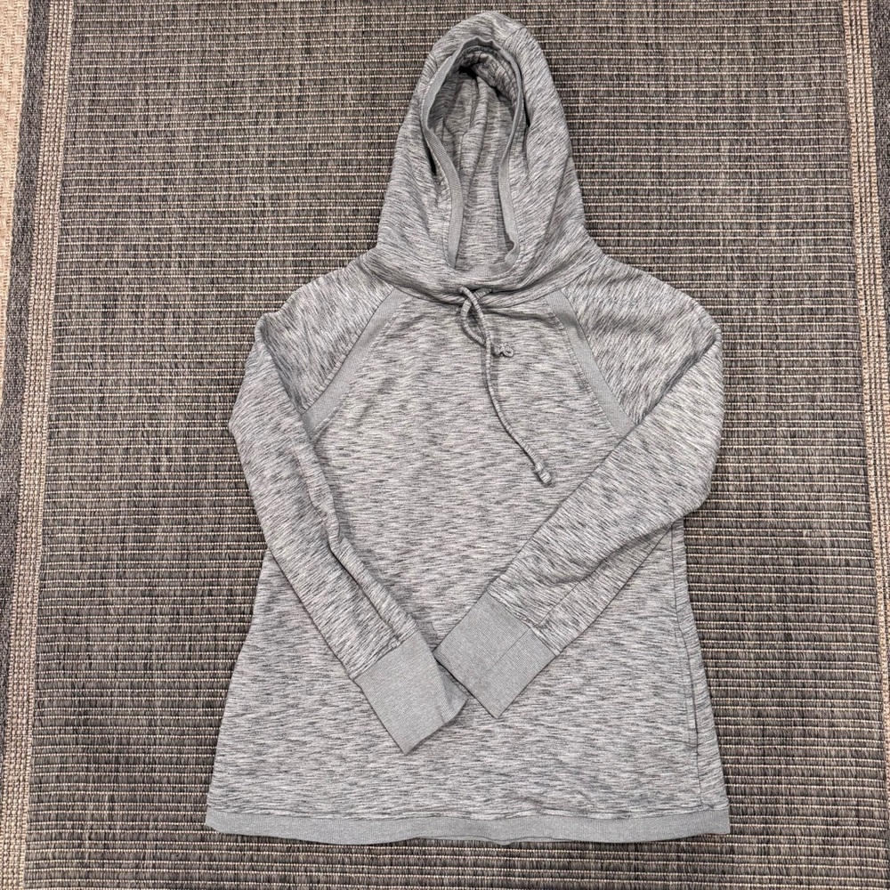 Duluth Trading Co Light Heather Gray Pullover Hoodie